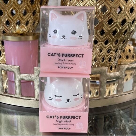 New Set of CAT'S PURRFECT NIGHT AND DAY MASK - Picture 5 of 8